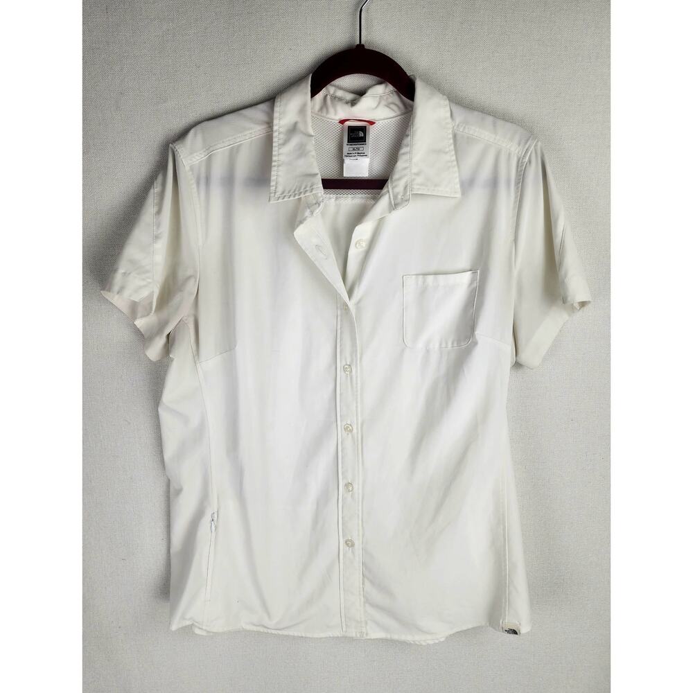 The North Face Shirt Womens XL button down white Corpcore office profesional